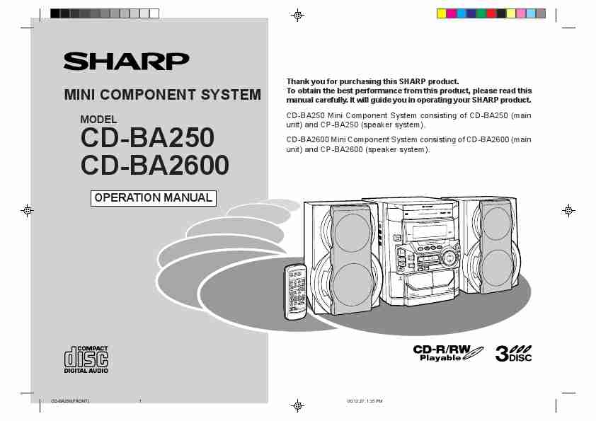 Sharp Stereo System CD-BA250-page_pdf